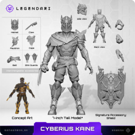 PRE-ORDER Legendari Actionfigur 1/10 Cyberius Kaine 18 cm