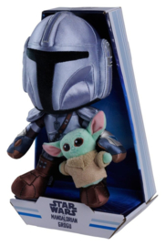 (Pre-order) Star Wars Mandalorian Plush Figure Mandalorian & Mini Grogu 25 cm