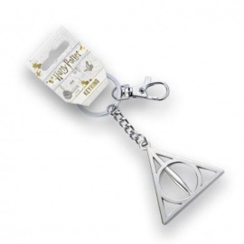 (Pre-order) Harry Potter Keychain Deathly Hallows (silver plated)
