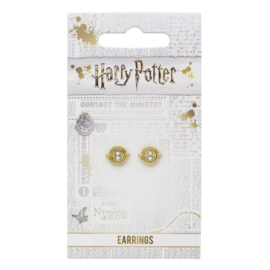 (Pre-order) Harry Potter Earrings Time Turner (gold plated)
