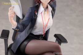 (Pre-order) The Idolmaster Shiny Colors x Mahjong Soul PVC Figure 1/7 Madoka Higuchi Effortless Work Ver. 21 cm