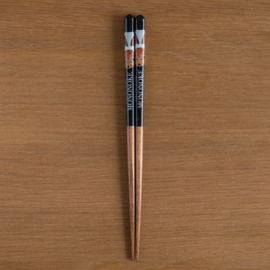 (Pre-order) Studio Ghibli lacquered Chopsticks sketches Princess Mononoke San's Mask 21 cm