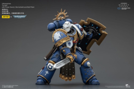 (Pre-order) Warhammer 40,000 Action Figure Ultramarines Torvald with Power Sword, Stormshield and Bolt Pistol 13 cm