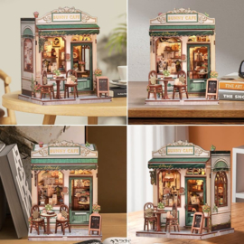 (Pre-order) Miniature House Model Kit Sunny Cafe 20 x 16 cm  