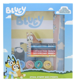 (Pre-order) Bluey 14-Piece Creative Colouring Set