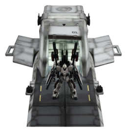 (Pre-order) Gundam Unicorn Realistic Model Series Diorama 1/144 Scale Nahel Argama Catapult Deck (UC ver.) 138 cm