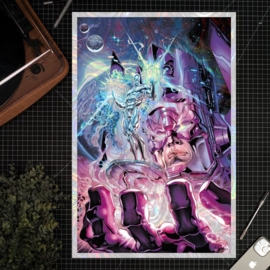 (Pre-order) Marvel Fine Art Print Death of the Silver Surfer 41 x 61 cm - unframed