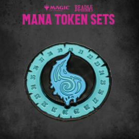 PRE-ORDER Magic the Gathering Dice and Token Pack Blue Mana