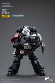 PRE-ORDER Warhammer 40k Action Figure 1/18 Raven Guard Intercessors Sergeant Rychas 12 cm