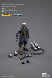 (Pre-order) Warhammer 40k Action Figure 1/18 Death Korps of Krieg Veteran Squad Guardsman with Flamer 10 cm