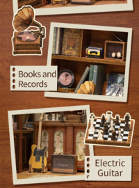 (Pre-order) Book Nook The Secret Rhythm 23 x 11 cm  