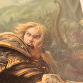 (Pre-order) World of Warcraft Art Print Sylvanas vs Anduin Wrynn Limited Edition 42 x 30 cm