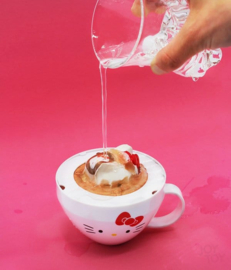(Pre-order) Sanrio Squishy Figures Hello Kitty Cappuccino Display (8) 
