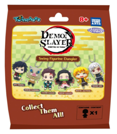 (Pre-order) Demon Slayer: Kimetsu no Yaiba Swing Danglers Keychains 3 cm Mystery Capsule Display (12)