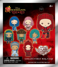 (Pre-order) Descendants 3D PVC Bag Clips Series 1 Display (24)
