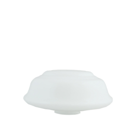 glazen bol model Boston opaal wit d-33cm h-16cm gr-11cm nr 495.00
