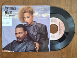 Alexander O'Neal Ft. Cherrelle met Never knew love like this 1987 Single nr S20233193