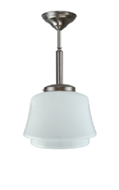 Pendel buis 13/25 h-52cm mat nikkel met glazen bol Angel 7CK-496.00