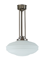 Pendel Quattro h-62cm mat nikkel met glazen bol Atrium 7Qb-499.00