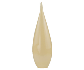 Mondgeblazen kap grote druppel champagne voor kleine (E-14) fitting met klemveer nr: 270.50