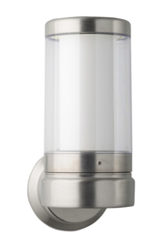 Buitenlamp wand serie Titano Led 10W RVS h35cm nr 10-33720LED