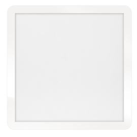 Plafonniere model Anne wit 3 stappen dimbaar 40x40cm 24w 1500Lm ip44 memory function nr 05-PL2314-31