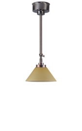 Schuifstang 2x25cm mat nikkel mat champagne dakkap 20 nr 1Sb-20.59