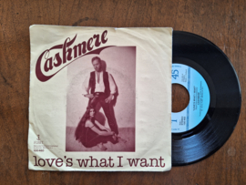 Cashmere met Love's what I want 1979 Single nr S20232913