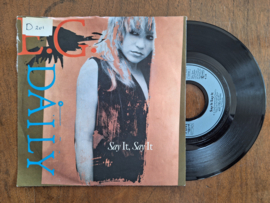 E.G. Daily met Say it, Say it 1986 Single nr S20233190