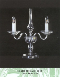 Boheems kristal helder glazen tafellamp nr 31 5013 002 0601