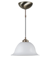 Katoensnoer pendel 150cm met hoedkap hoog opaal 28cm nr 7Kr1-528.00