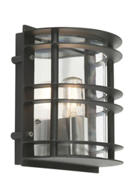 Buitenlamp serie Selva half wand h-23,5cm zwart nr: 3190