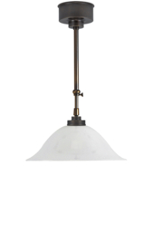 Schuifstang 2x50cm brons wit opaal hoedkap 35 nr 2Sb-535.00
