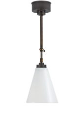 Schuifstang 2x50cm brons kleur opaal trechterkap 20 nr 2Sb-320.00