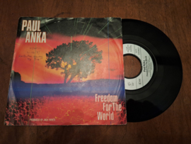 Paul Anka met Freedom for the world 1987 Single nr S20233842