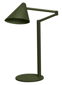 Tafellamp burolamp model Marvis groen draaiarm metalen kap d18,5cm nr 05-TL3248-33