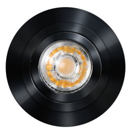 Inbouwspot Urban 94mm rond kantelbaar GU10 zwart 05-1165-30