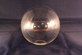 Glazen bol helder (doorzichtig) dia 15cm voor kleine fitting met veer nr 1500.55G