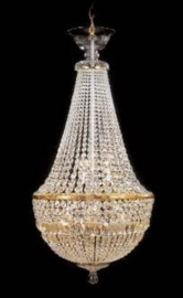 Grote Boheems kristallen zaklamp 9-lichts nr 46 5043 060 9001