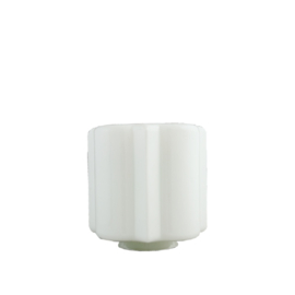 glazen bol model Flower opaal wit d-20cm h-18cm gr-11cm nr 487.00