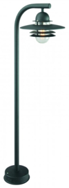 Buitenlamp staand h-115cm gegalvaniseerd zwart Selva nr: 3085