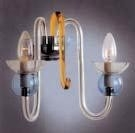 Boheems kristal helder glazen wandlamp nr 21 5068 002 0680
