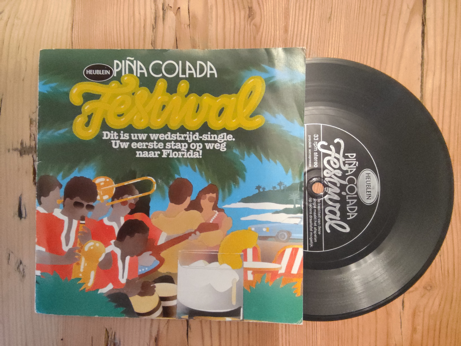 Pina Colada met Festival 1981 Single flexi disc nr S20256478