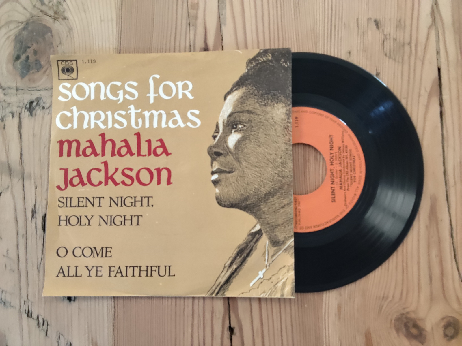 Mahalia Jackson met Silent night, Holy night 1962 Single nr S20256391