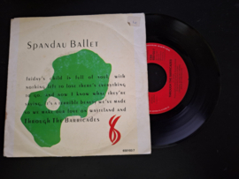 Spandau Ballet met Through the barricades 1986 Single nr S20221738