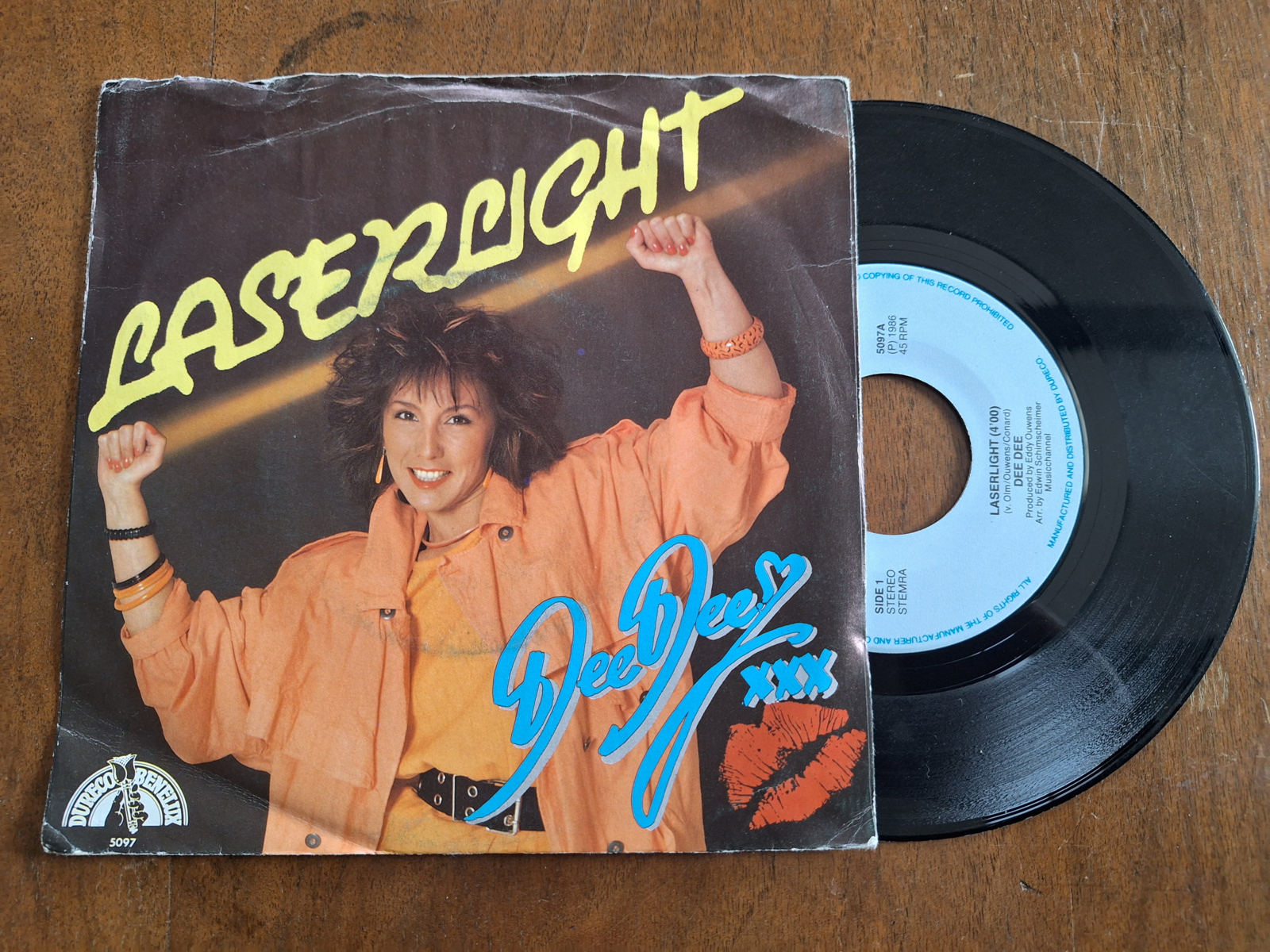 Dee Dee met Laserlight 1986 Single nr S20233908