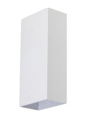 Wandlamp serie David wit met 2x GU10 fitting h24,3cm nr 05-WL1330-31
