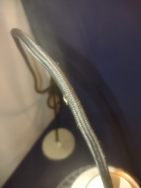 Hanglamp gegalvaniseerd d-30cm trechtervorm met katoenpendel nr gal1001