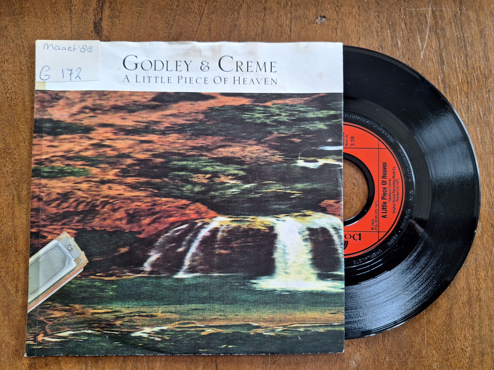 Godley & Creme met A little piece of heaven 1988 Single nr S20233171