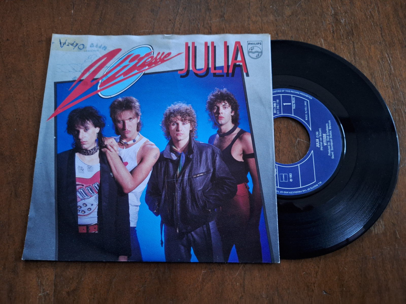 Vitesse met Julia 1983 Single nr S20233875